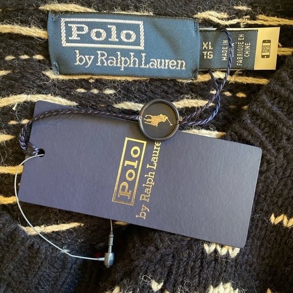 POLO RALPH LAUREN Weather Vane Wool-Silk Jumper Pullover Sweater Size XL NWT - Picture 8 of 9